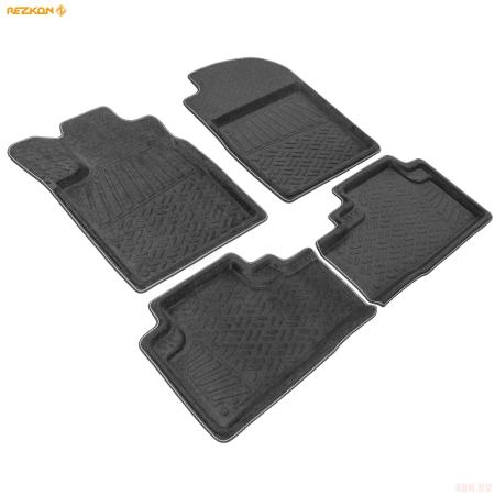 Коврики салона Rezkon 3D текстильные для Honda CR-V (2012-2016) № 4019015200