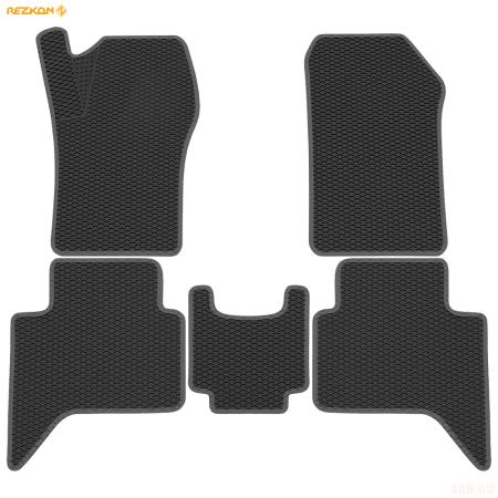 Коврики салона 3D EVA Ромб резиновые для Tank 300 (2022-2025) с серым кантом № 9262005102