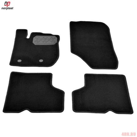 Коврики салона Norplast текстильные для Renault Kaptur (2016-2023) № NPA10-VTe690-240
