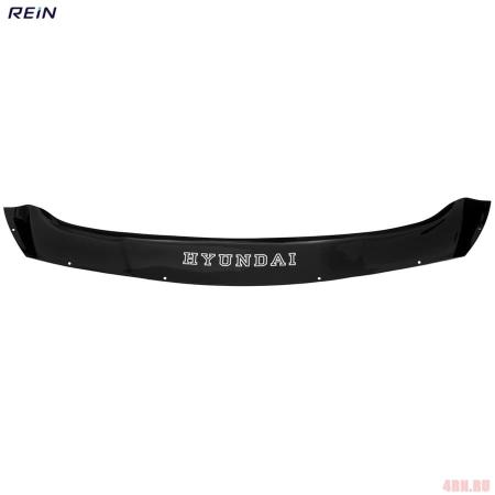 Дефлектор капота Rein для Hyundai Solaris седан (2014-2016) № REINHD664