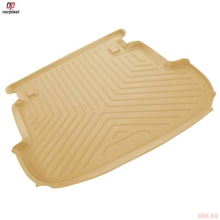 Коврик в багажник Norplast бежевый для Toyota Corolla E120 универсал (2000-2007) № NPL-P-88-12-B