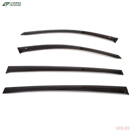 Дефлекторы окон для Kia Stinger (2018-2023) № K15318