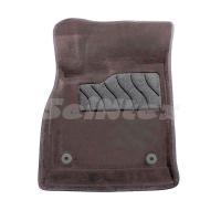 Изображение коврики салона 3d текстильные для chevrolet cruze (2009-2015) серые № 71711