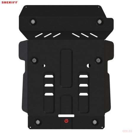 Защита картера и радиатора для Isuzu D-Max (2021-2025) № 32.4922