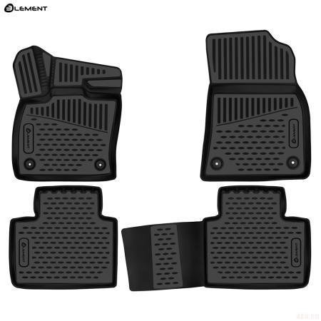 Коврики 3D салона для Geely Atlas (2023-2025) 4WD № ELEMENT3DA71025210k