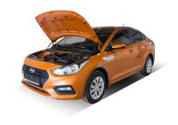  упоры капота для hyundai solaris (2017-2022) 2 шт. № uhysol021