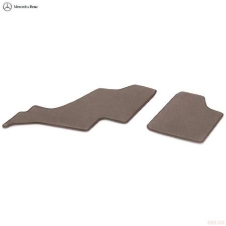 Коврики салона задние текстильные оригинальные для Mercedes GL-Class (X164) (2006-2012) 3-й ряд, темно-бежевые № B66290107