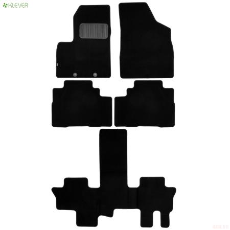 Коврики салона текстильные Premium для Forthing Yacht (2023-2024) 5 шт. № KLEVER0313700122110kh