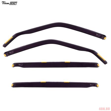 Дефлекторы боковых окон Heko для Ford Galaxy (2006-2015) № 15263