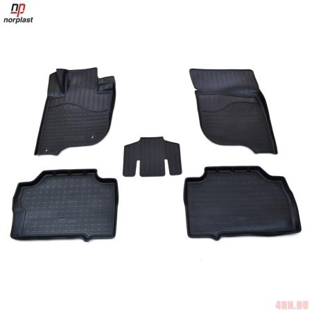 Коврики салона Norplast 3D для Mitsubishi Pajero Sport (2016-2025) 5 шт. № NPA11-C59-703