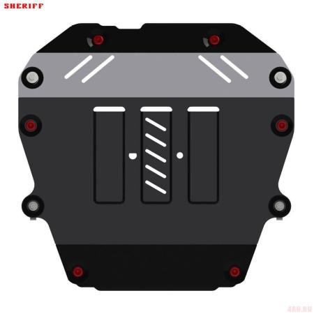 Защита картера и КПП для Chevrolet Captiva (2014-2016) № 04.3027