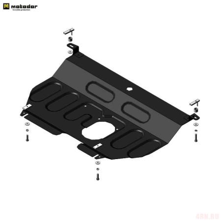 Защита картера и КПП для Toyota Vitz (2005-2010) № 72543