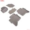 Коврики салона 3D текстильные для Toyota Hilux (2012-2015) серые № 84766