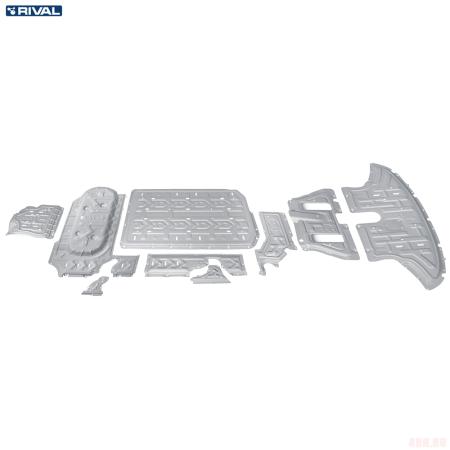 Комплект защиты днища автомобиля для Lixiang L7 (2022-2025) 4WD, АКПП № K333.0406.1