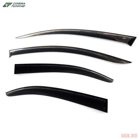 Дефлекторы боковых окон Cobra для Toyota Avensis седан (2003-2008) № T20303