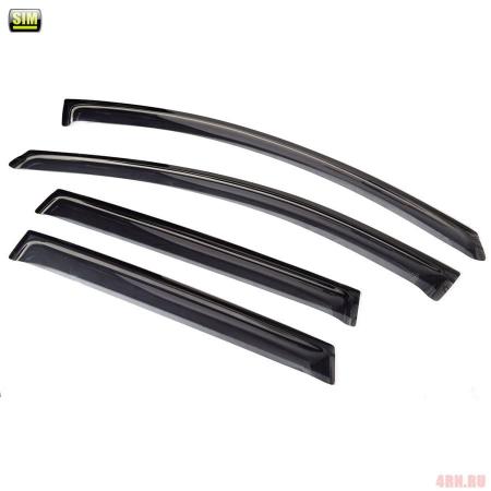 Дефлекторы боковых окон SIM для Volvo XC60 (2008-2013) № SVOXC600832