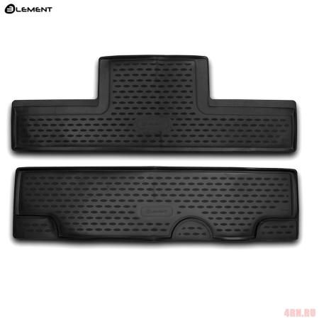 Коврики салона Element для Cadillac Escalade (2015-2020) (Капитан.) 3-й ряд № NLC.07.10.210