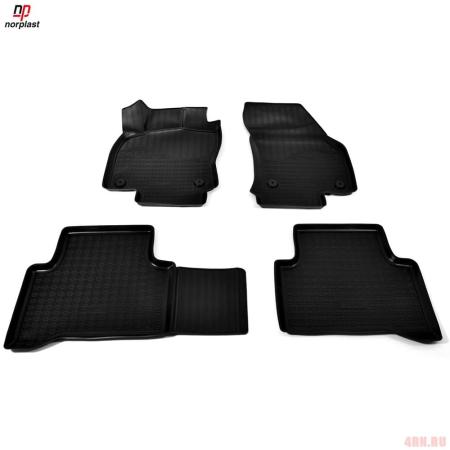 Коврики 3D салона для Volkswagen Touran (5T) (2015-2025) № NPA11-C95-755