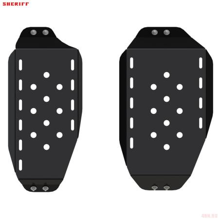 Защита бензобака для SsangYong Actyon (2011-2019) № 29.2557