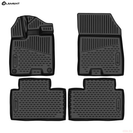 Коврики 3D салона для GAC GS4 (2024-2025) № ELEMENT3DA71394210k