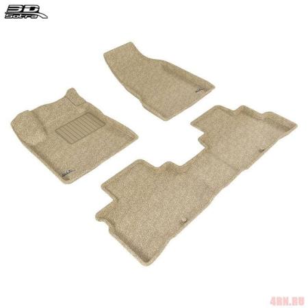 Коврики салона Liner 3D Lux бежевые для Nissan Murano (2016-2022) № ST 74-00612