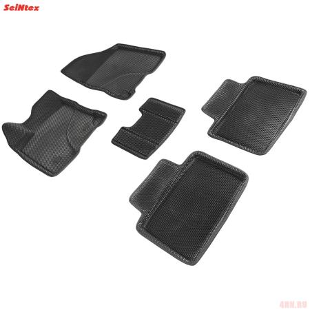 Коврики салона Eva 3D "соты" для Lada (ВАЗ) Vesta Cross (2015-2025) № 95168