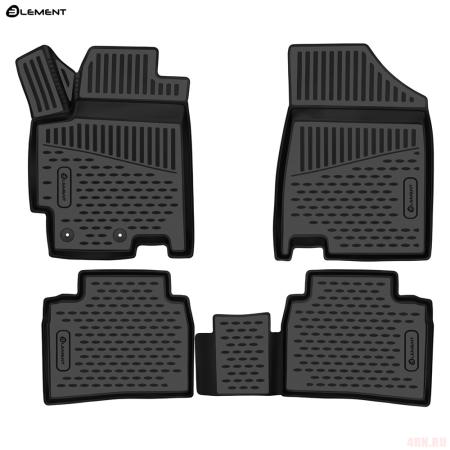 Коврики 3D салона для Москвич 6 (2023-2025) № ELEMENT3DA70581210k