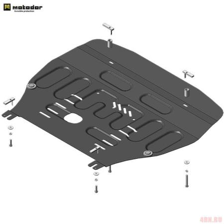 Защита картера и КПП для Kia Sorento (2020-2025) № 71010