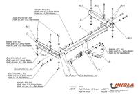 Фаркоп Imiola для Audi A5 купе (2008-2016) № A.014