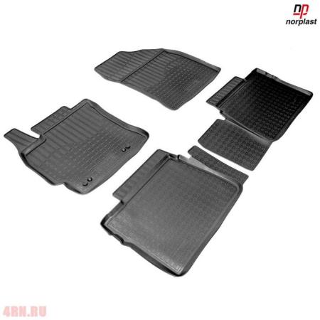 Коврики салона Norplast для Toyota Corolla E160 (2013-2018) № NPA11-C88-150