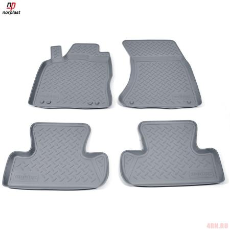 Коврики салона Norplast серые для Audi Q5 (2008-2016) № NPL-Po-05-04-G