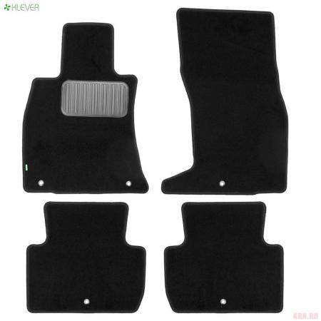 Коврики салона текстильные Standard для Kia Stinger (2021-2023) № KLEVER0202507101210kh