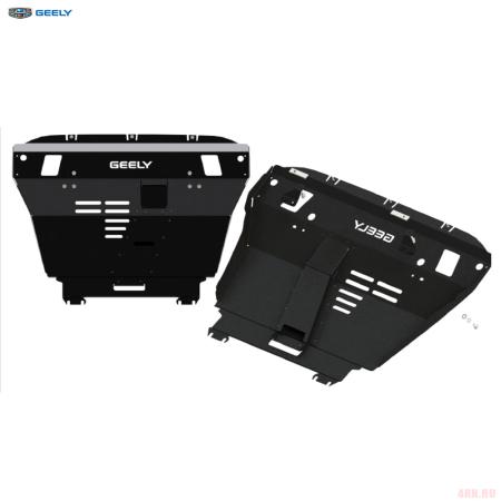 Защита картера Premium оригинальная для Geely Atlas (2017-2021) № GA2KMPATL