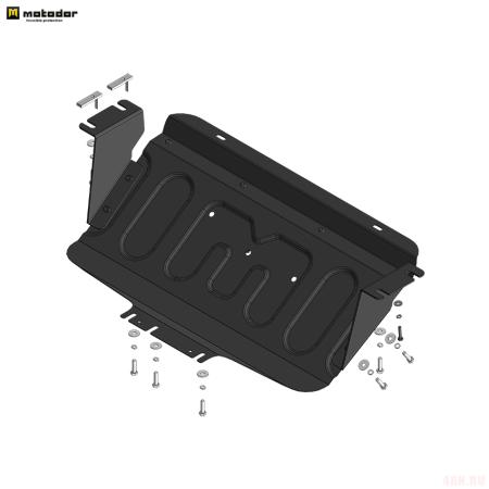 Защита радиатора для Oting Paladin (2023-2025) № 78607