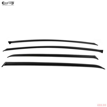 Дефлекторы окон Comfort для Kia Rio седан (2011-2016) № 25.02.502.DL
