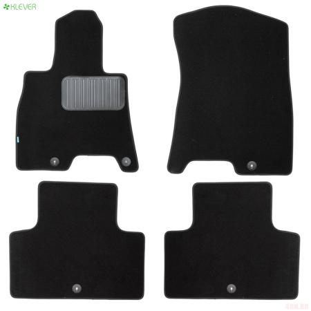 Коврики салона текстильные Premium для Genesis GV80 (2020-2025) № KLEVER0302007222110kh