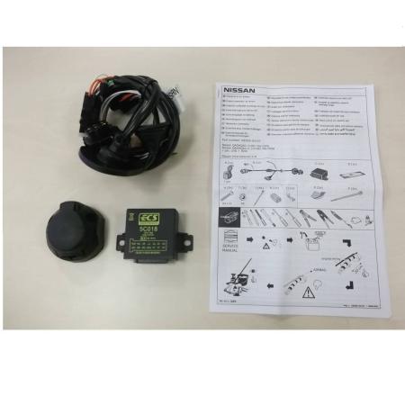 Штатная электрика (оригинальная) к фаркопу (7-pin) для Nissan Qashqai (2010-2013) № KE505JD107