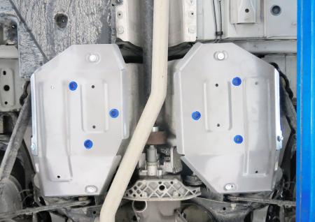 Защита топливного бака для Land Rover Range Rover Evoque (2011-2018) 2 части № 333.3125.1