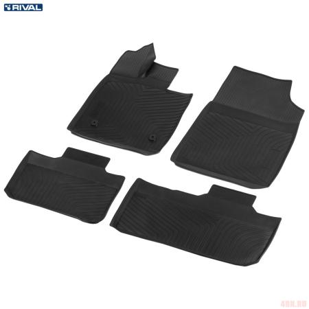 Коврики салона для BYD Song Plus (2020-2025) № 10701001