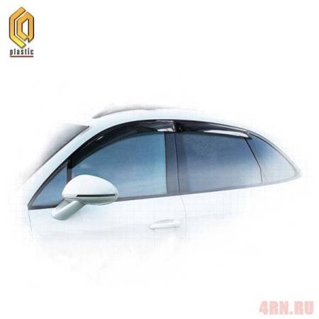 Дефлекторы окон CA Plastic Classic полупрозрачные для Porsche Macan (2014-2023) № 2010030309804