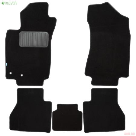 Коврики салона текстильные Premium для DongFeng Rich 6 (2021-2025) 2,5 МТ 5 шт. № KLEVER0309600622110kh