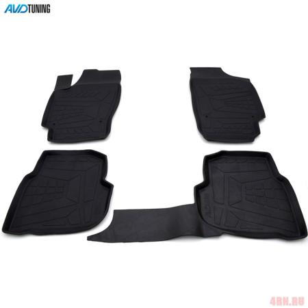 Коврики салона AVD Tuning для Volkswagen Polo седан (2009-2020) № ADRPLR272