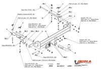 Фаркоп Imiola для Opel Zafira B (2005-2012) № O.034