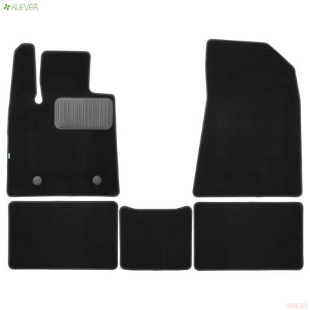 Коврики салона текстильные Premium для Changan UNI-V (2022-2025) 5 шт. № KLEVER0509200422110kh