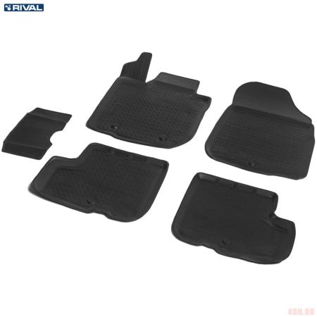 Коврики салона для Lada (ВАЗ) Largus (2021-2025) 7 мест № 16003006