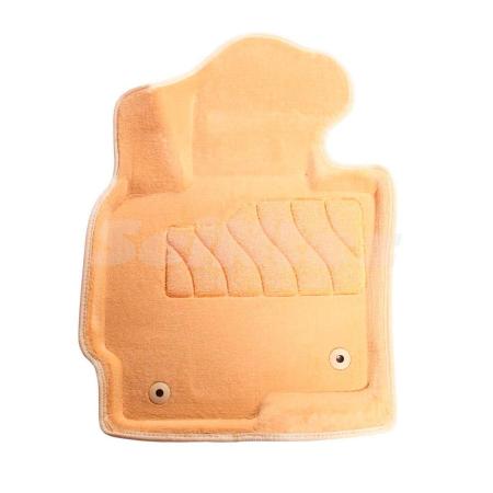 Коврики салона 3D текстильные для Mazda CX-5 (2012-2016) бежевые № 84143