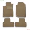 Коврики салона Klever текстильные Premium для Honda CR-V (2015-2016) бежевые № KLEVER04183022112kh