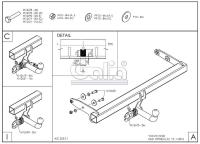 Фаркоп Galia для Volvo XC60 (2008-2017) № V070A