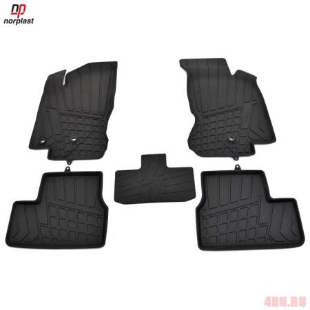 Коврики салона Norplast литьевые для Lada (ВАЗ) Lada Kalina (2004-2013) № NP11-LdC-94-080