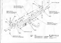 Фаркоп Imiola для Toyota Corolla E110 лифтбек, седан (1995-2001) № T.007